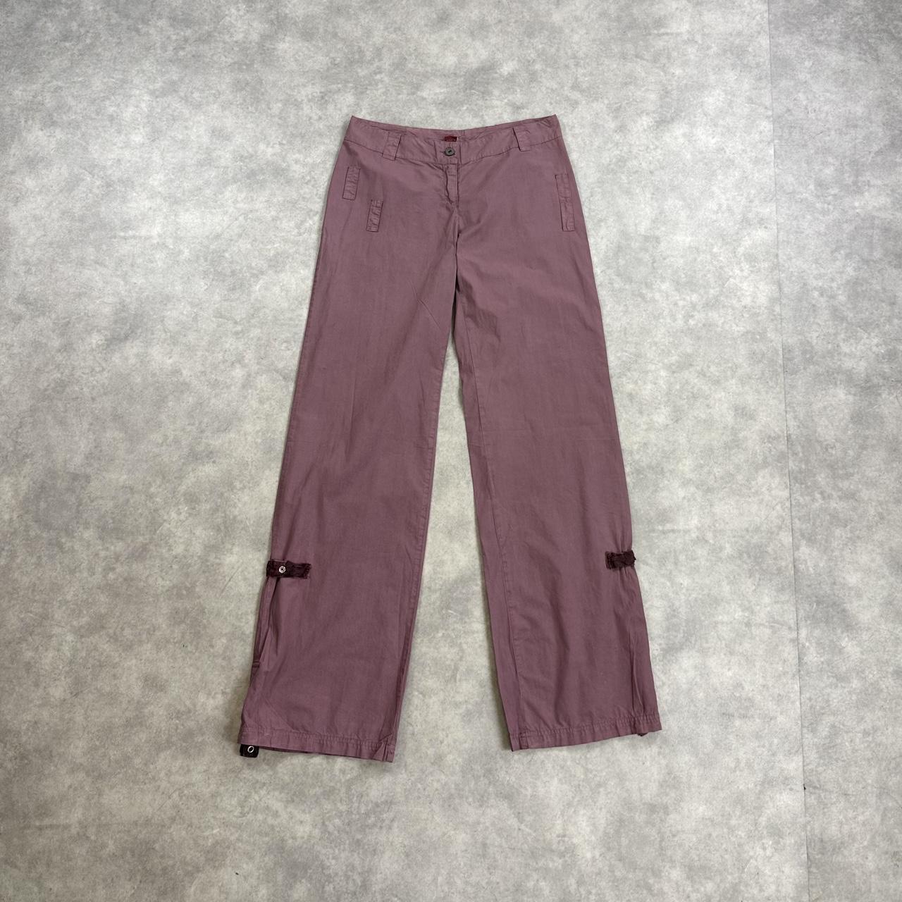 Dundop baggy purple trousers