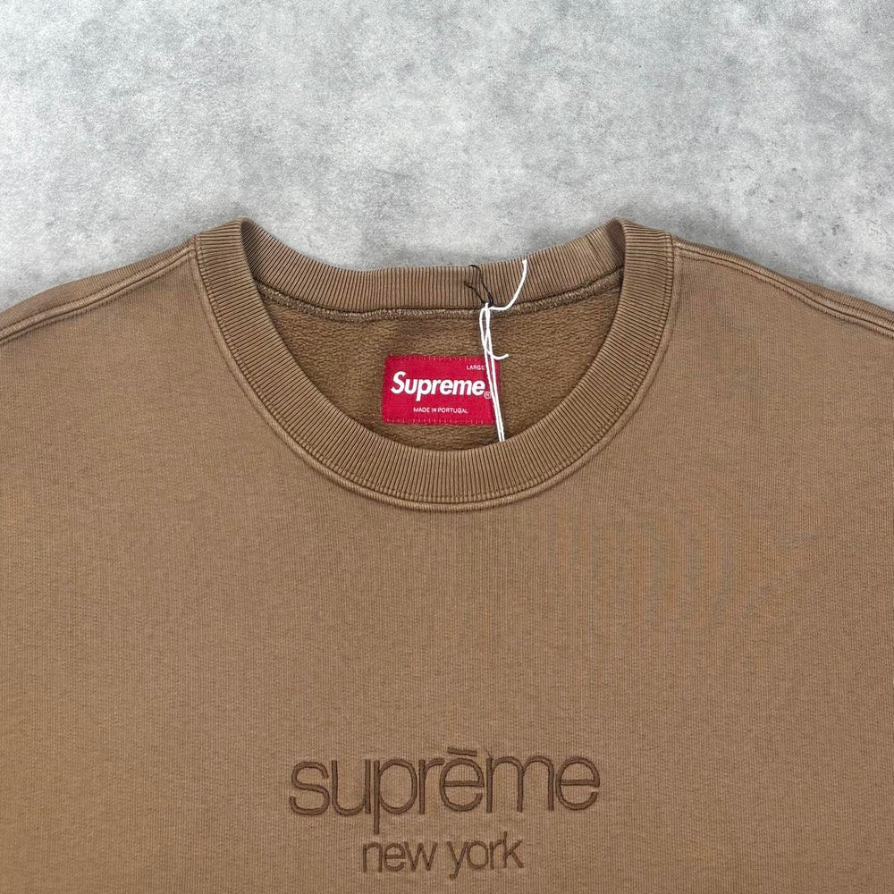 2019 Supreme dipped crew neck jumper