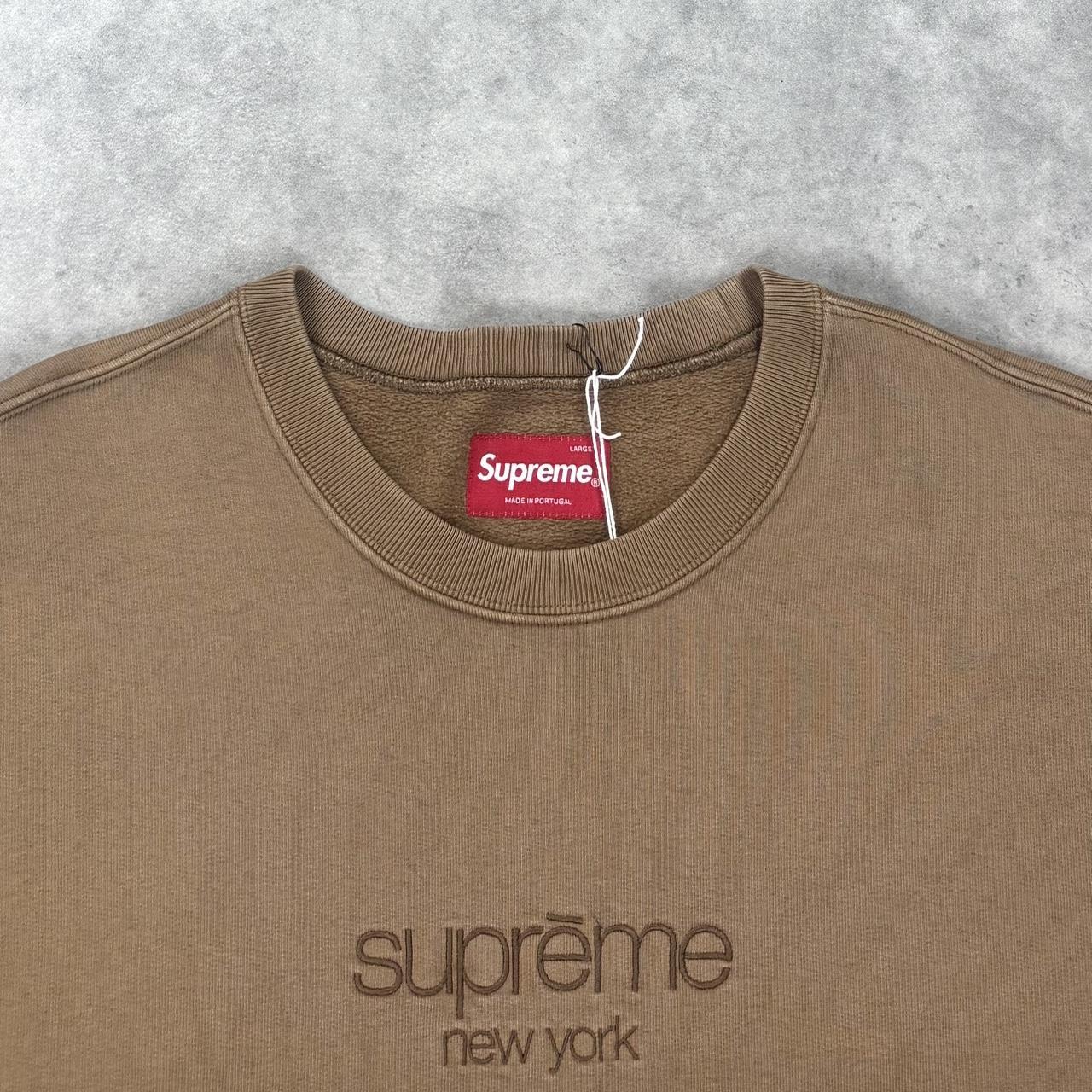 2019 Supreme dipped crew neck jumper