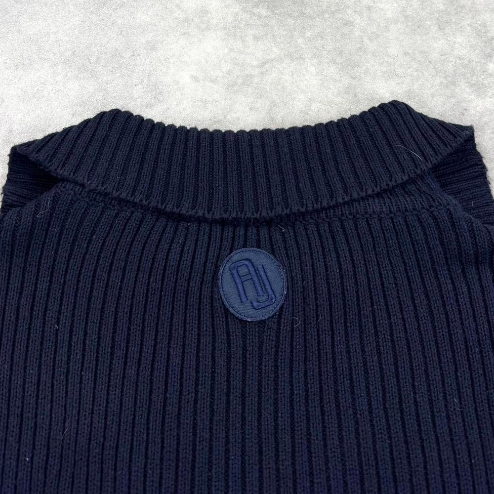 Vintage Armani ribbed knit jumper