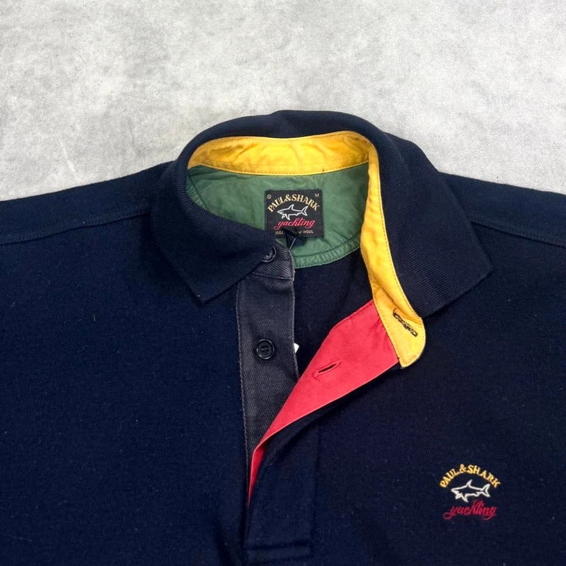 Vintage Paul & Shark wool polo shirt