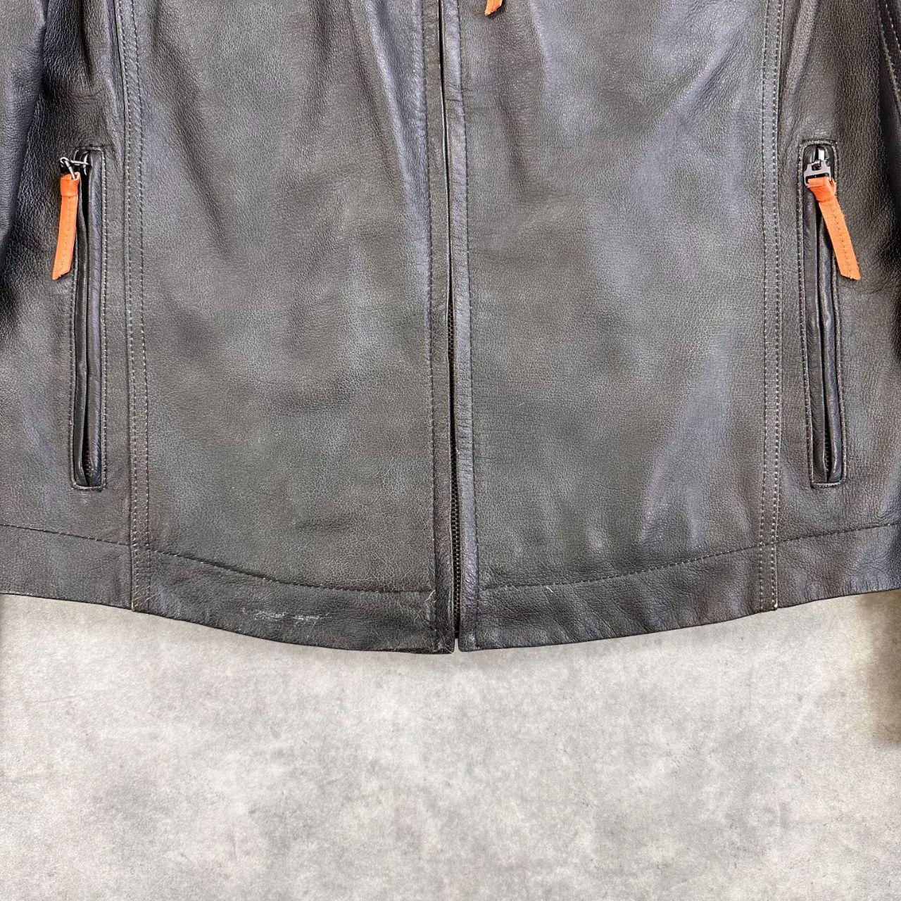 Leather Vera Pelle Bomber Jacket