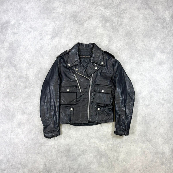 Vintage Harley Davidson leather biker jacket