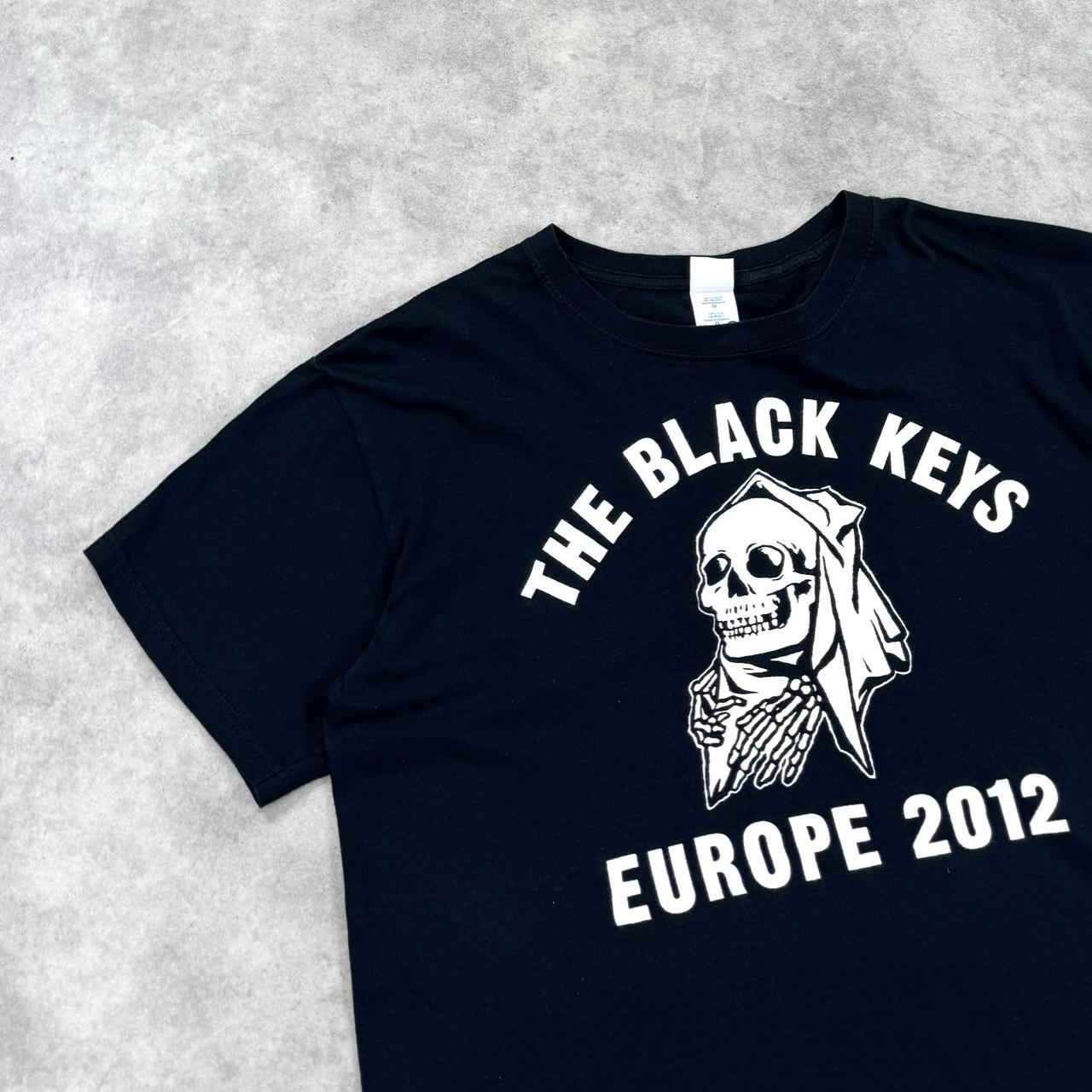 The Black Keys Europe Tour 2012 print t-shirt
