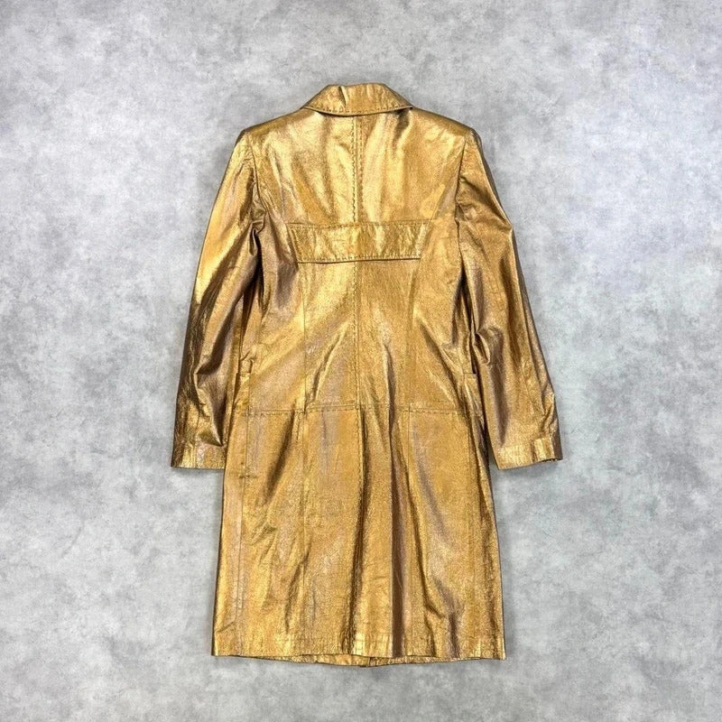 Vintage Roberto Cavalli Leather Coat