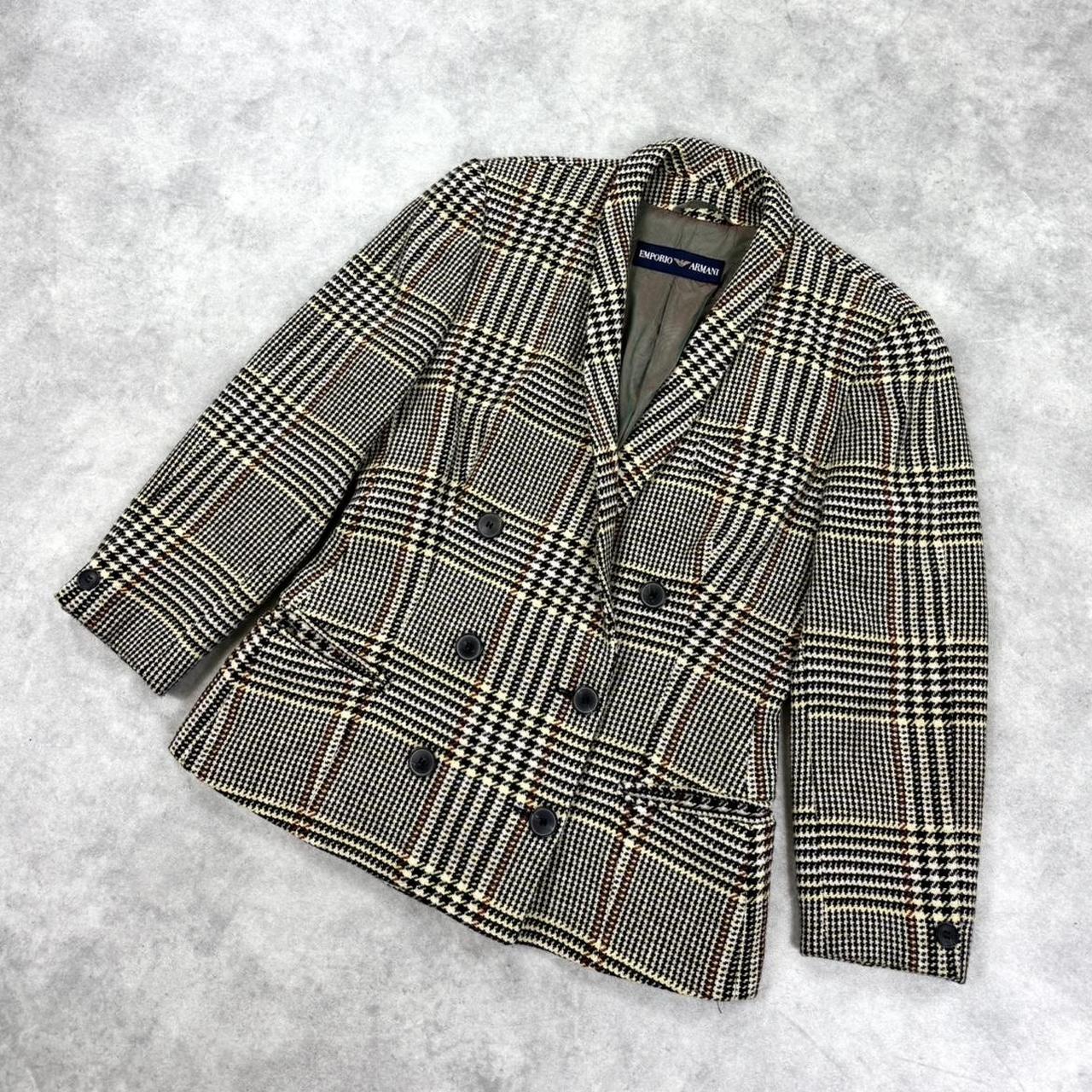 Vintage Emporio Armani check blazer
