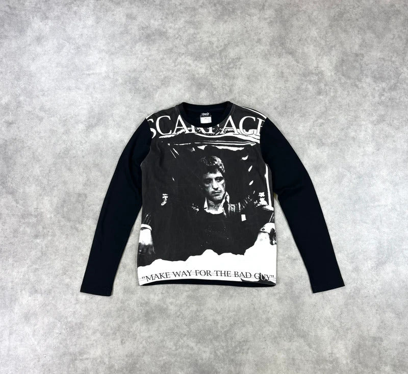 Vintage Dolce & Gabbana Scarface print top