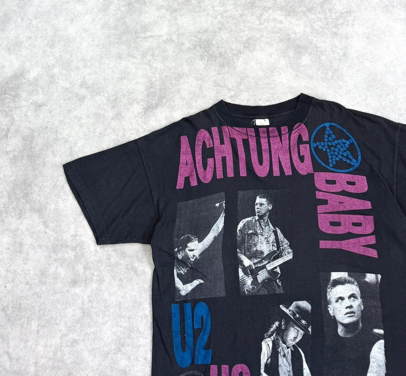 Vintage U2 print band t-shirt