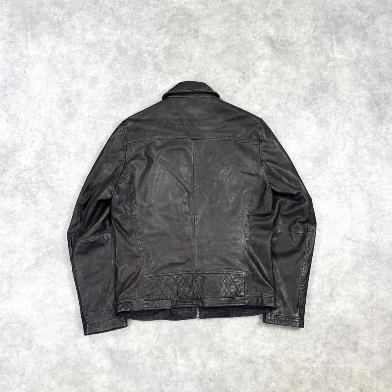 Hugo Boss leather jacket
