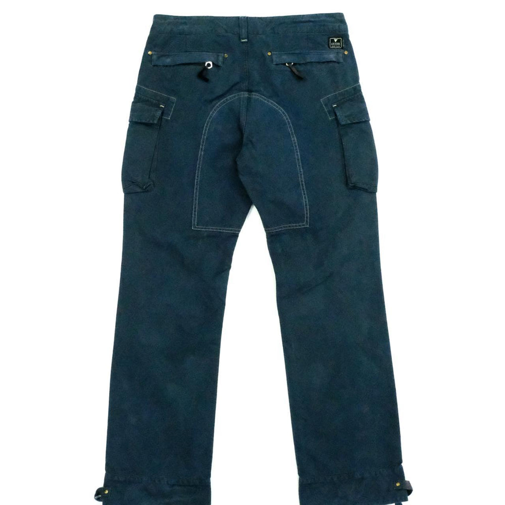 Y2K Navy Guess USA cargo trousers