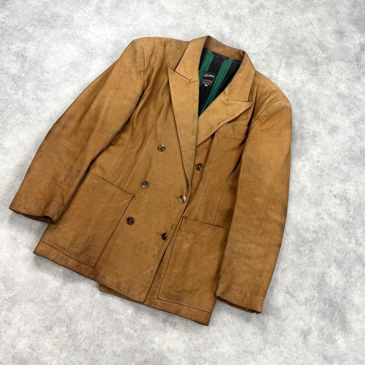 Vintage Jean Paul Gaultier leather jacket