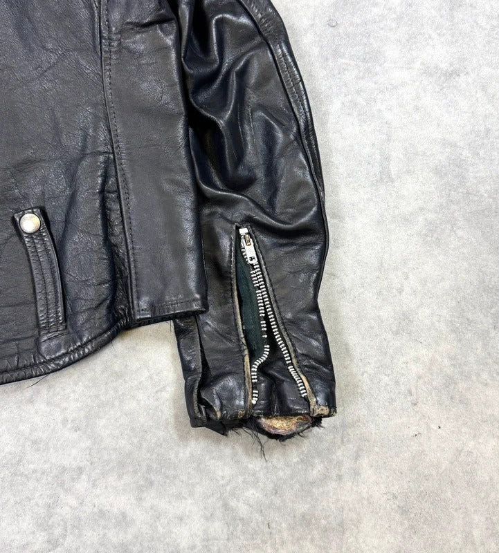 Vintage Harley Davidson leather biker jacket