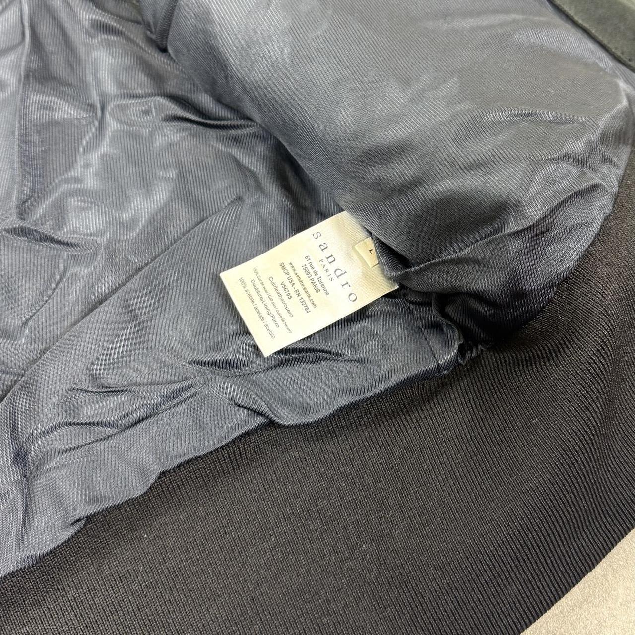 Vintage Sandro Paris suede leather jacket