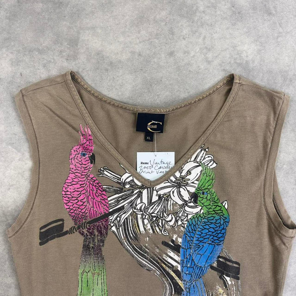 Roberto Cavalli print top