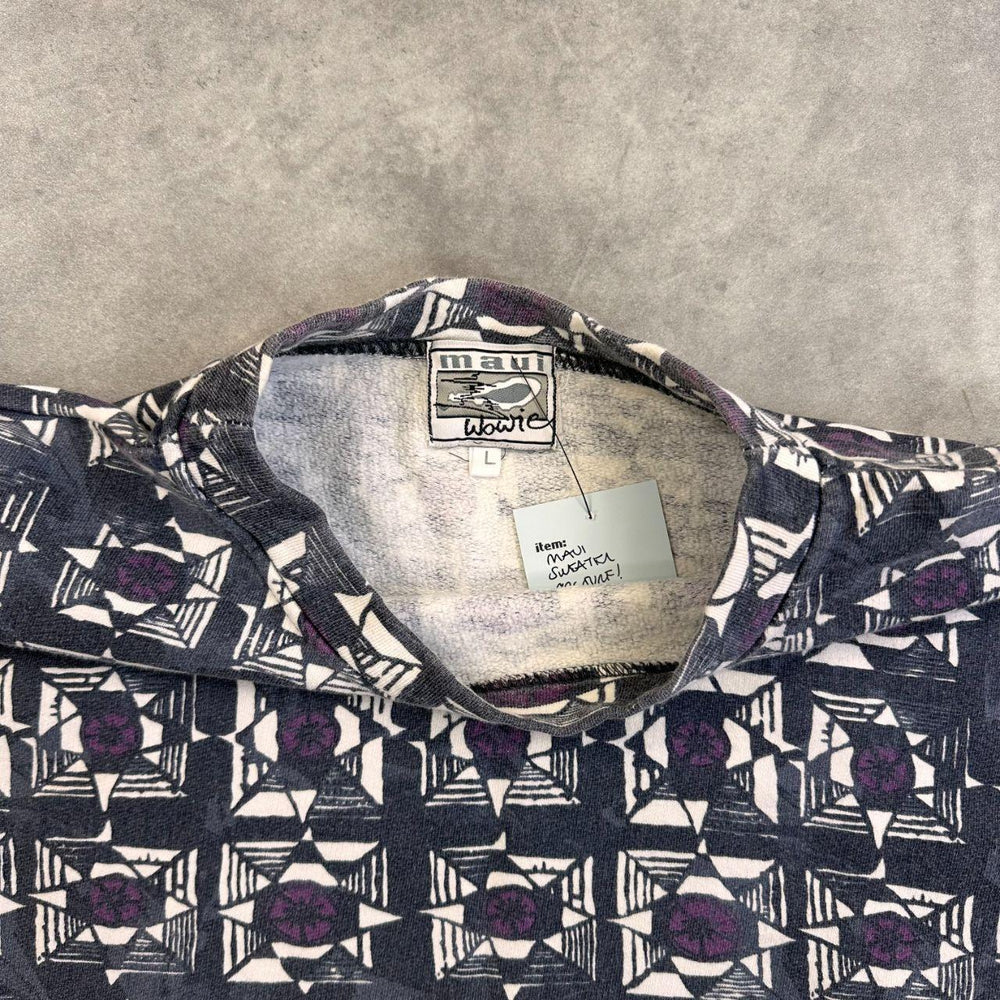 Maui print jumper