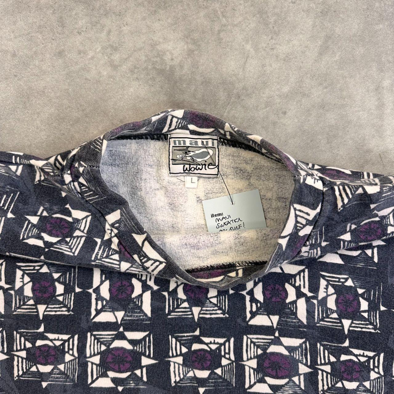 Maui print jumper