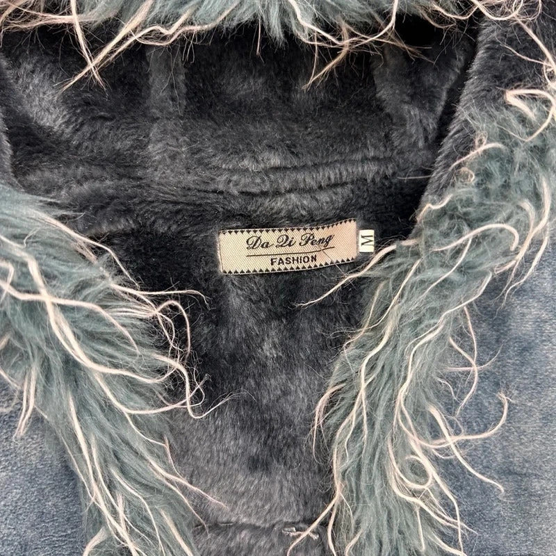 Faux sheering Penny lane coat