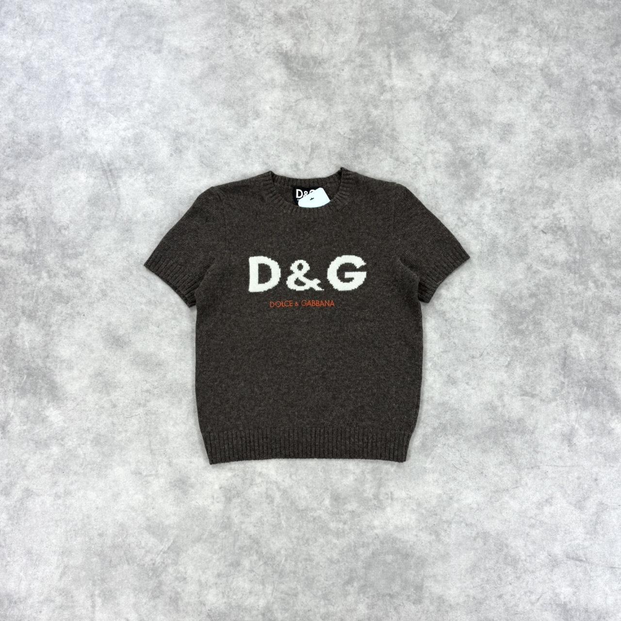 Vintage Dolce & Gabbana spell out knit
