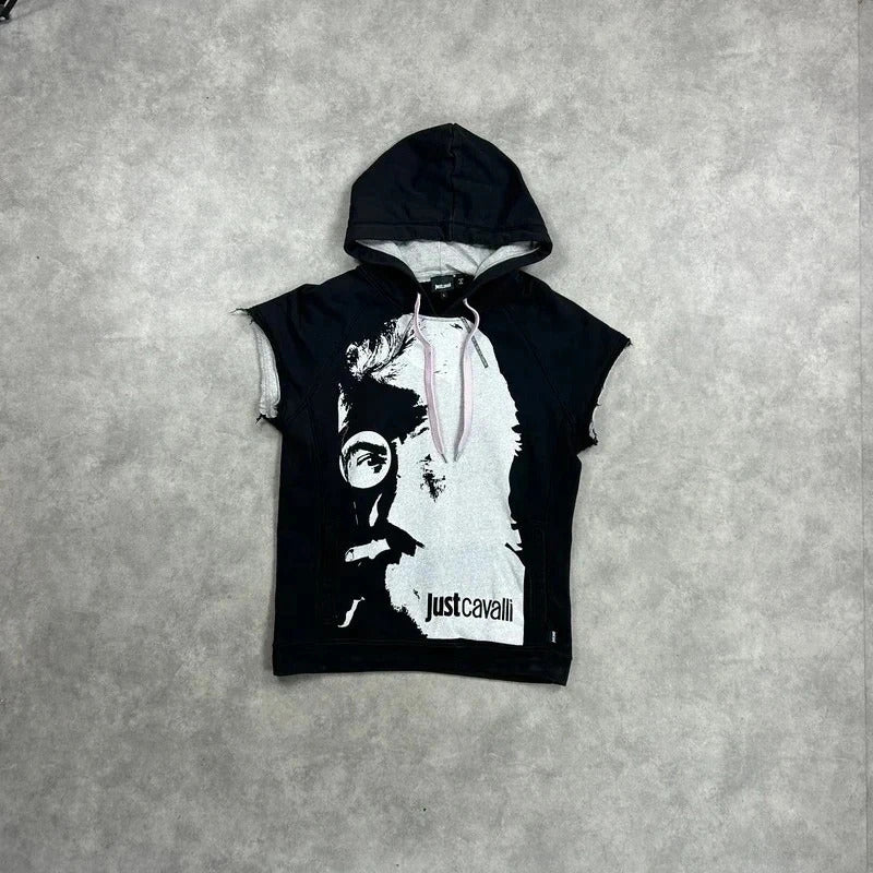 Roberto Cavalli print Hoodie