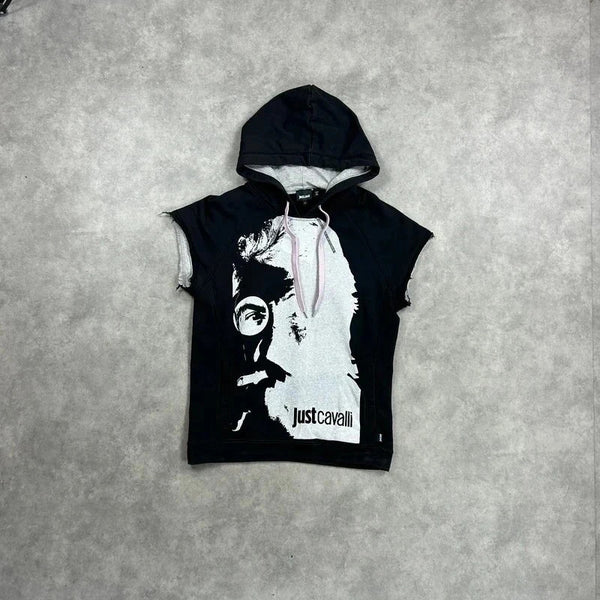 Roberto Cavalli print Hoodie