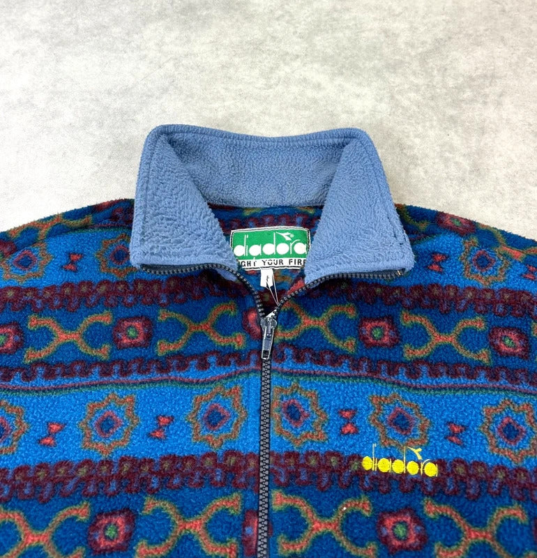 Vintage Diadora print fleece