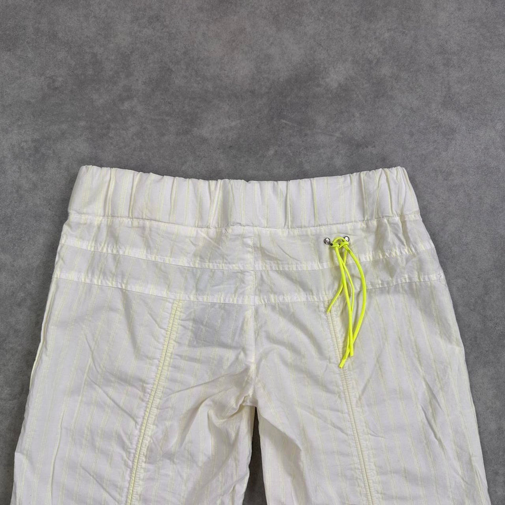 Only white baggy trousers