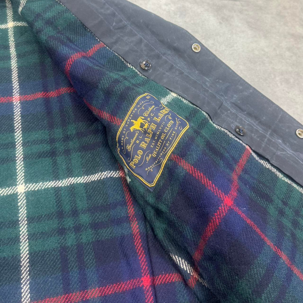 Polo Ralph Lauren wax cotton fireman’s clip jacket