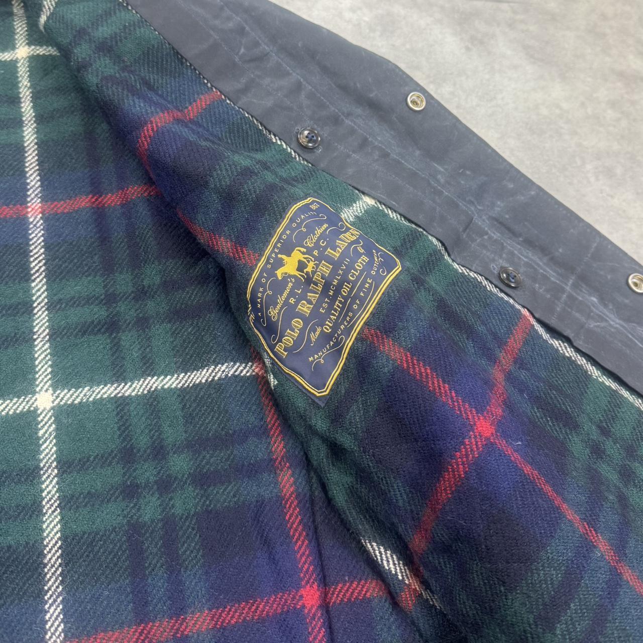 Polo Ralph Lauren wax cotton fireman’s clip jacket