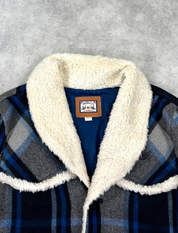 Diesel check plaid jacket