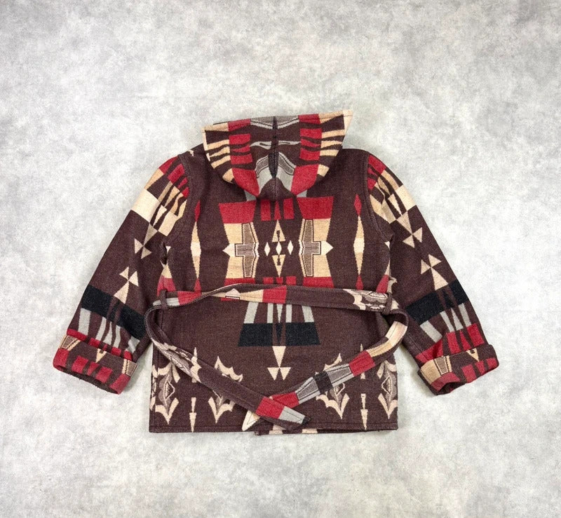 Vintage Ralph Lauren Aztec wool coat