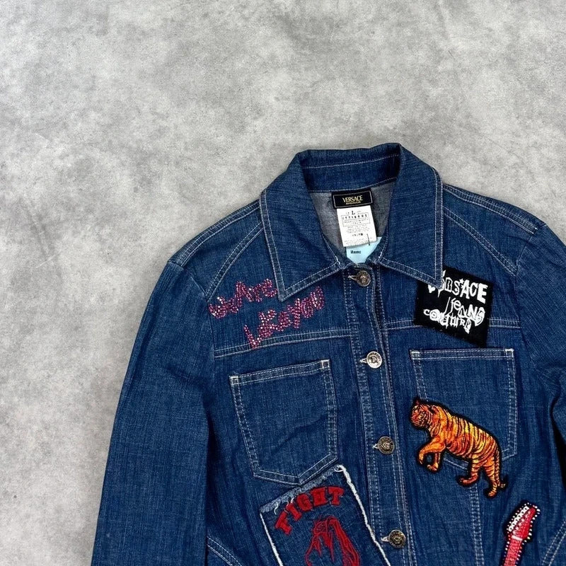 Vintage Versace denim jacket