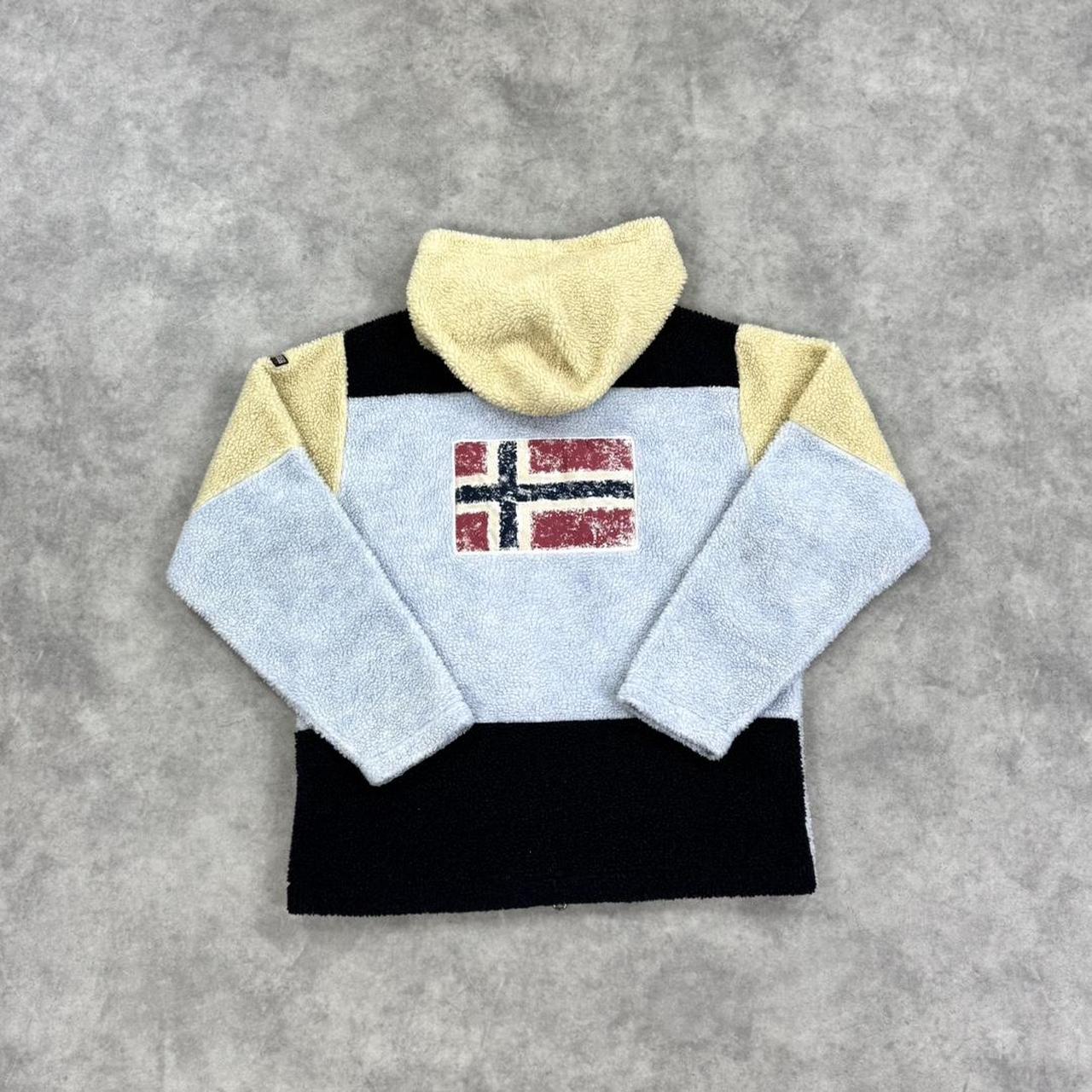 Vintage Napapijri fleece hoodie