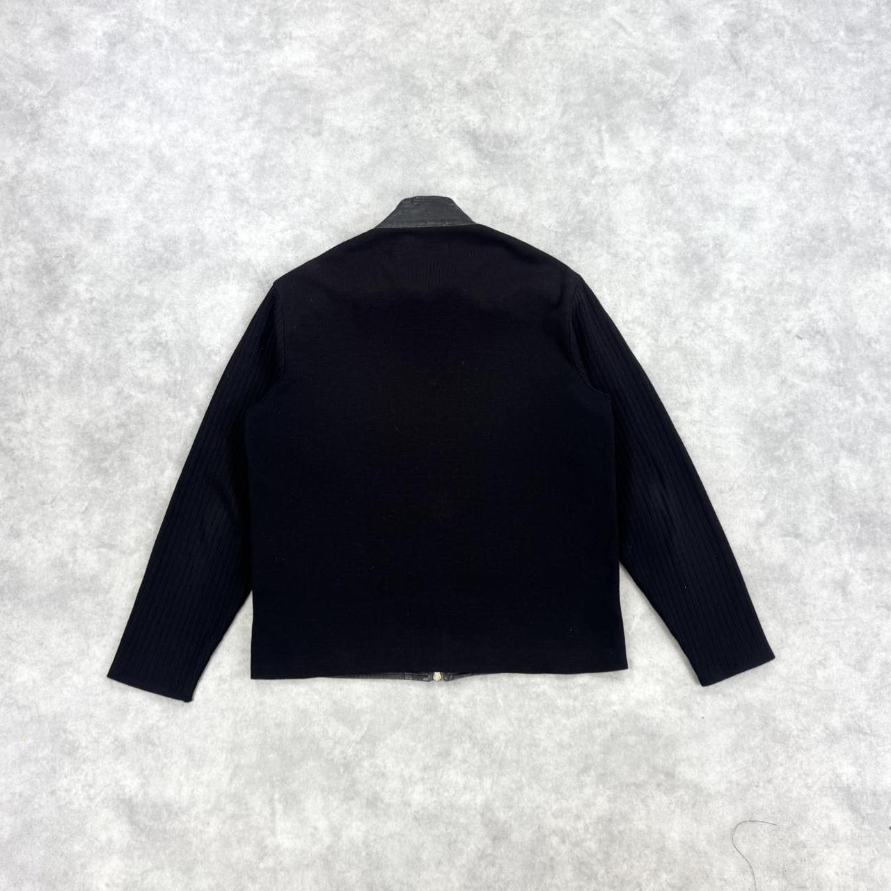 Vintage leather panel jacket