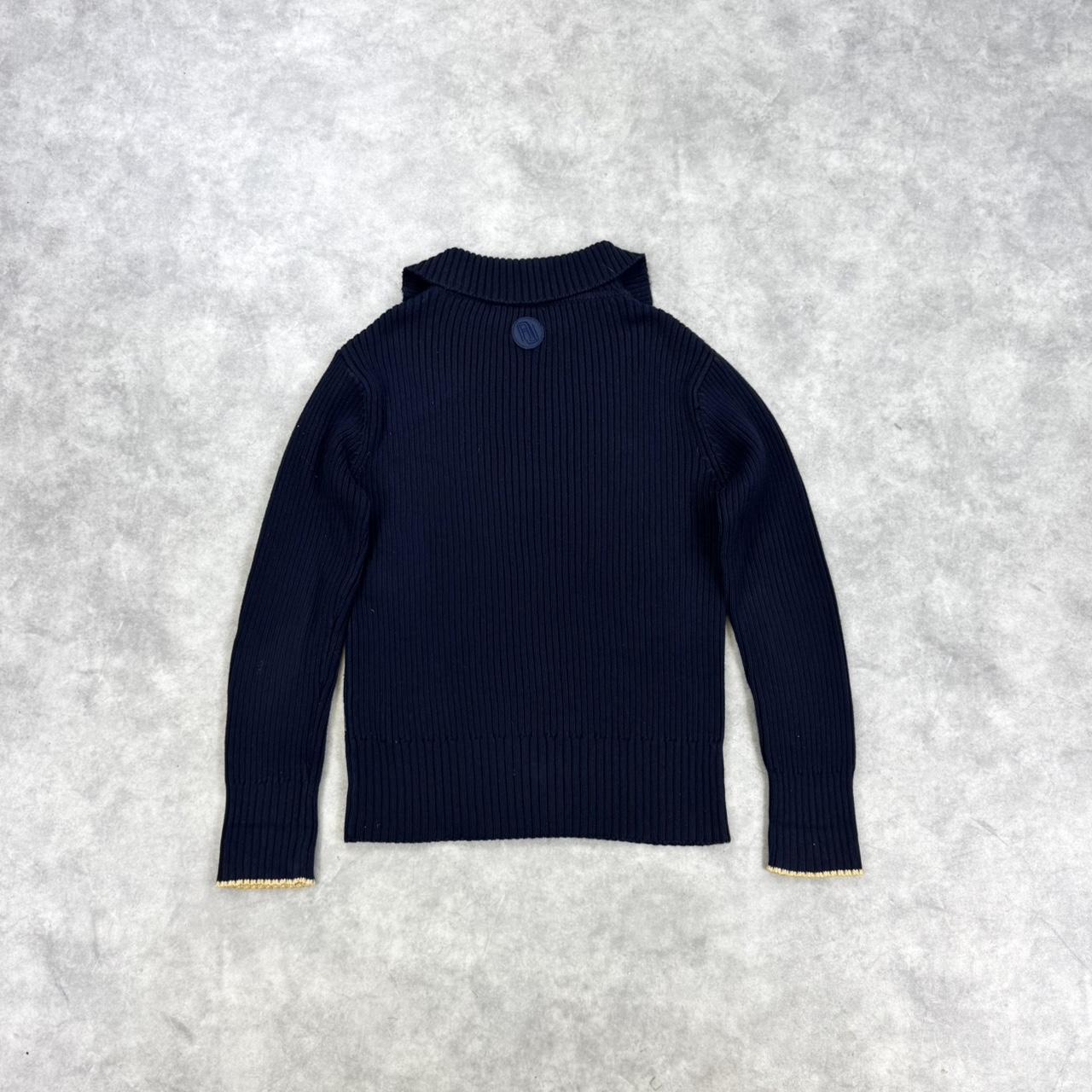 Vintage Armani ribbed knit jumper