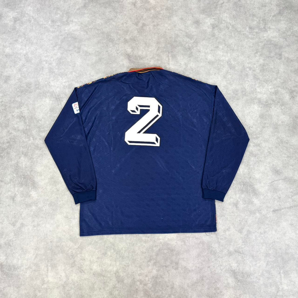 Vintage Umbro print football shirt