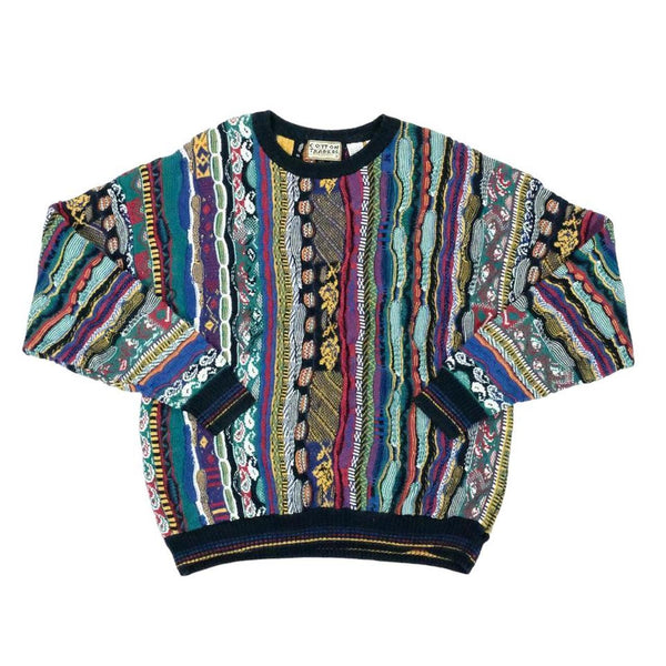 Vintage Cotton Traders 3D cosby knit jumper