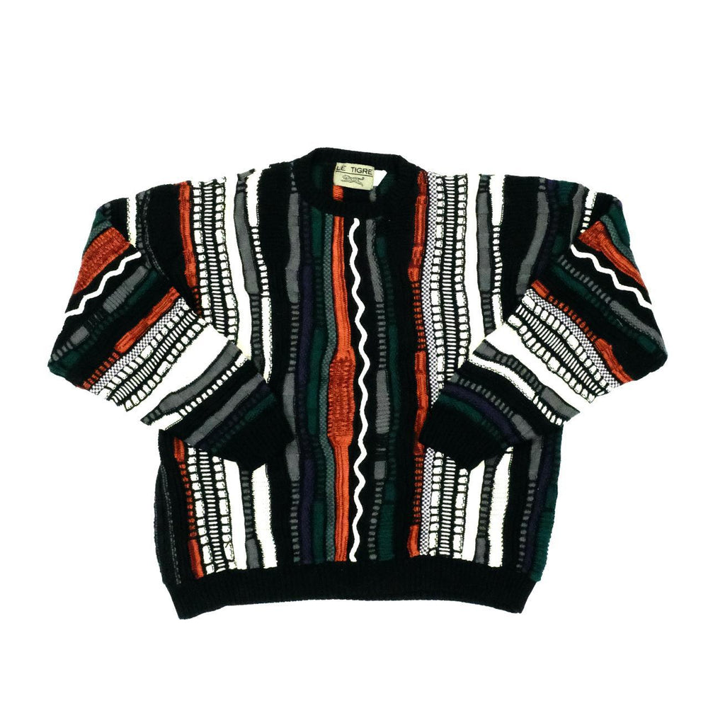 Vintage 90s USA Abstract Pattern Jumper front