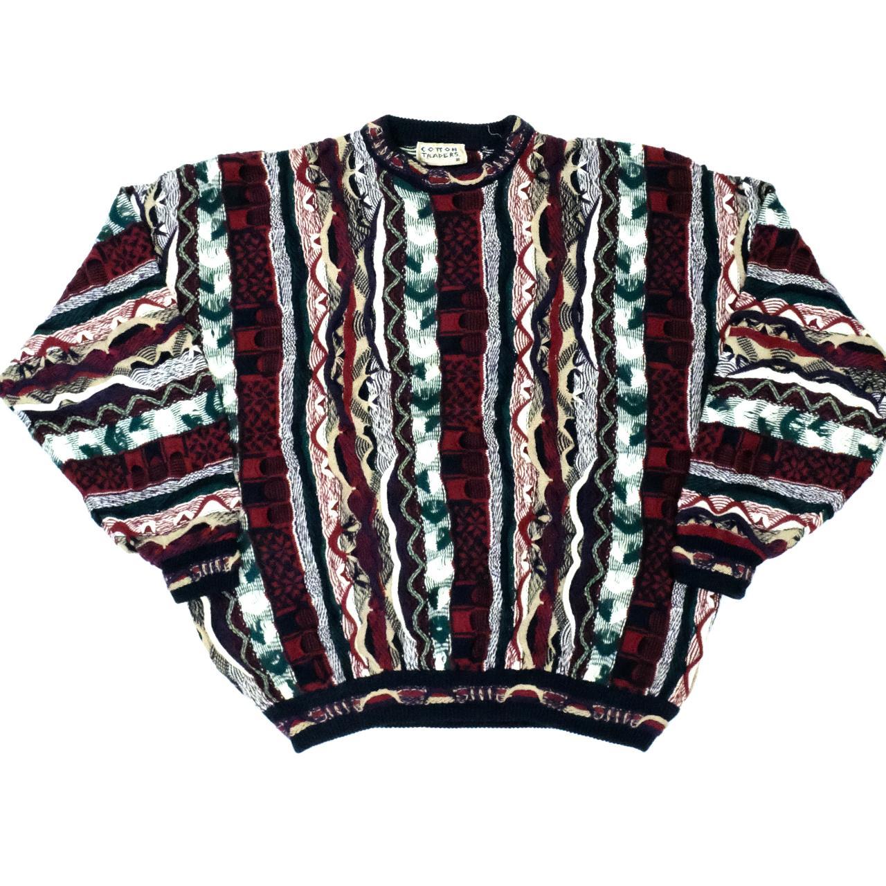 Vintage Cotton Traders 3D cosby knit jumper